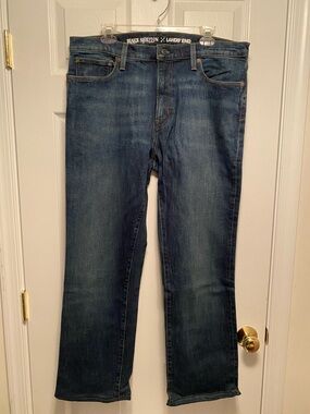 Lands' End Blake Shelton Men's Regular Fit Jeans in Dark Wash…size 35